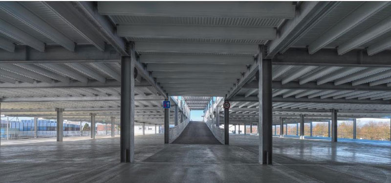 Evo-Park a développé 4 concepts de stockage pour les parkings métalliques.