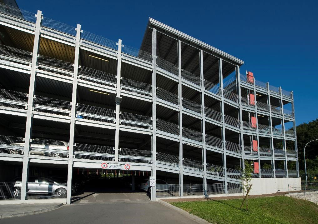 Evo-Park - Construction d'un parking aérien métallique à étages R+4 de 550 places.