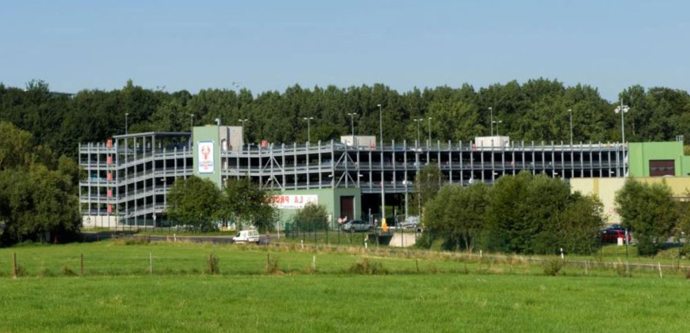 Evo-Park - Construction d'un parking à étages métallique pour les employés d'une société luxembourgeoise