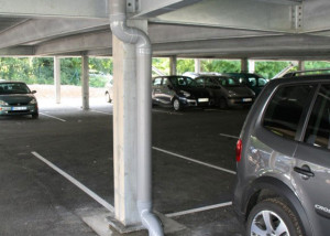Evo-Park - Construction d'un parking aérien en structure métallique pour un aéroport
