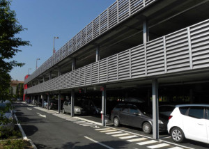 Evo-Park - Réalisation d'un parking aérien ouvert en structure métallique