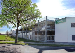 Evo-Park - Construction d'un parking aérien métallique R+3 pour le stockage de véhicules de location