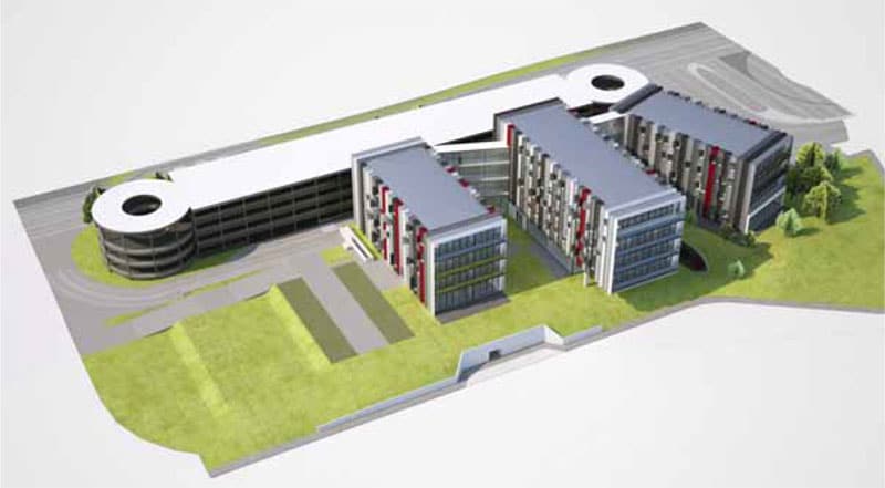 Evo-Park - Construction d'un parking aérien métallique pour les Chemins de Fer Luxembourgeois (CFL)