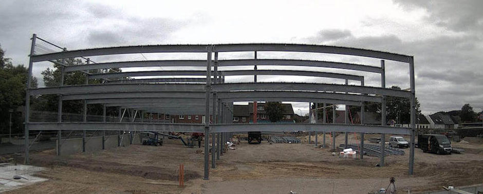 Evo-Park - Construction d'un parking aérien métallique pour un hôpital dans le Nord de l'Allemagne